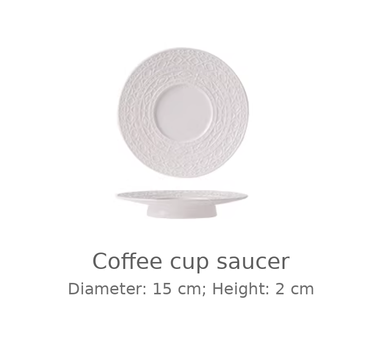 Relief Rim Tea Service Set No. 02