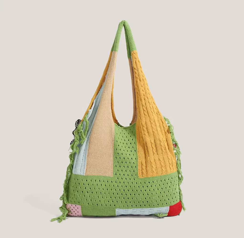Designer Knitted Fish Bag (Available in 4 Colors)