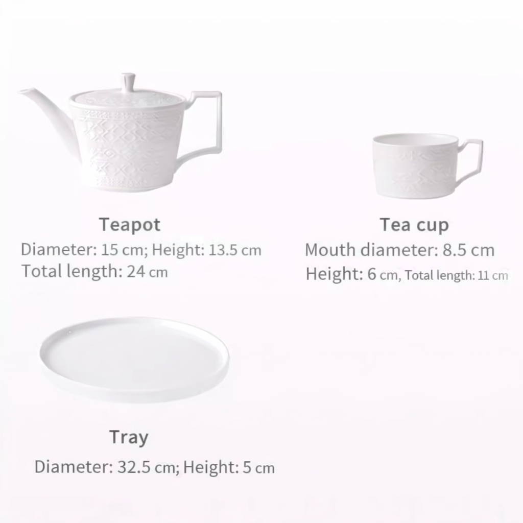 Relief Rim Tray Set No. 01